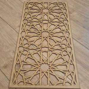 Panel de gabinete radiador pantalla decorativa floral geométrica 2 pies x 4 pies 3 mm 6 mm 0181 - Imagen 1 de 13