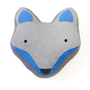 LEO FOX HEAD SHAPED COTTON KIDS SOFA BED DECOR THROW PILLOW CUSHION 35x38cm *NEW - Picture 1 of 1