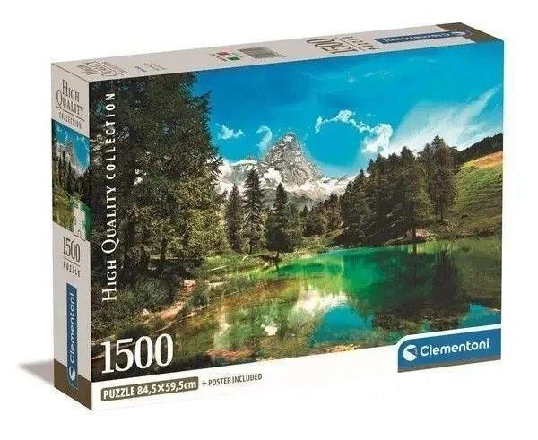 Clementoni Blue Lake Jigsaw Puzzle (1500 Pieces) - Image 1 of 1