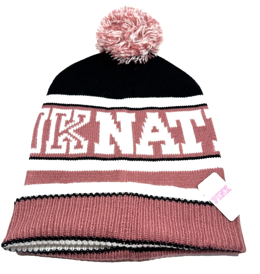 Victoria's Secret Fashion Show 2016 Beanie Hat Pink Nation Soft Begonia