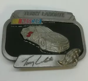 ☆ NUEVO DE COLECCIÓN TERRY LABONTE NASCAR CARRERAS HEBILLA CINTURÓN PARA HOMBRE F/ENVÍO - Imagen 1 de 4