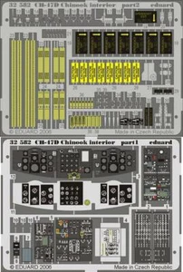Eduard 32582 1/35 Aircraft- CH47D Chinook Interior for TSM (Painted) - Picture 1 of 1