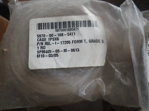 ELECTRICAL INSULATION TAPE GLASS FIBER VARNISHED MIL-I-17205 1 GRADE S NEW - Picture 1 of 6