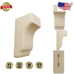 Multi-Finish Painted Rubberwood Corbels - Ideal for Decorative Support - Picture 1 of 6