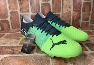 Men’s Puma Ultra 3.3 FG-AGSoccer Cleats Boots Green Sz 13. - Picture 1 of 9