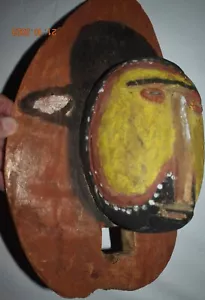 PAPUA NEW GUINEA ABELAM HEADRESS 14" 1900S - Picture 1 of 4