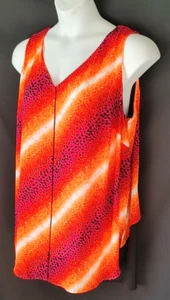 WOMEN'S PLUS SIZE 2X 18W 20W WORTHINGTON FLOWING SUMMER BLOUSE NEW CLOTHING NWT - Picture 1 of 2