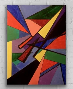 Abstract Painting On Canvas,Wall Art,Original Paintings,Home Decor,Art, Modern - Photo 1 sur 6