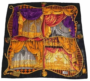 Vintage Gianni Versace Silk Scarf Large - Picture 1 of 20