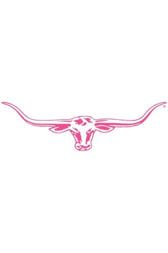 RM Williams Longhorn 70cm Decal Sticker - Pink - RRP 34.95