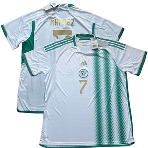 2022/23 Algeria Home Jersey #7 Mahrez 2XL Adidas Soccer Football  NEW - Picture 1 of 20