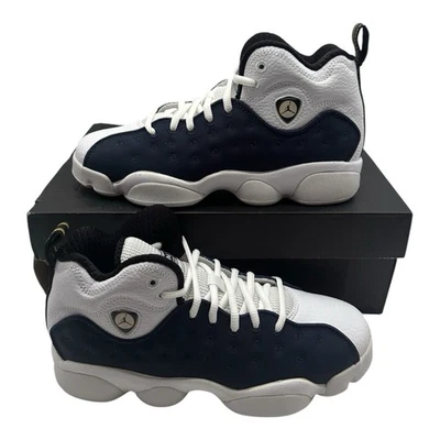 Nike Jordan Jumpman Team II BG Zapatos Juveniles Talla 4.5 Y Azul Marino Blanco 820273-417 Foto 1 de 4