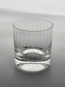 Mikasa Cheers Double old fashioned Glass Etched Lines - Picture 1 of 6