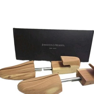 Johnston & Murphy Rochester Wood Shoe Trees Size M Made In U.S.A. Vintage - Picture 1 of 6
