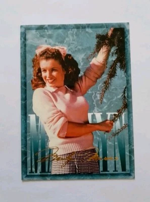 Marilyn Monroe Gold Signature Sports Time Card 1991 Neu No.79 - Bild 1 von 2