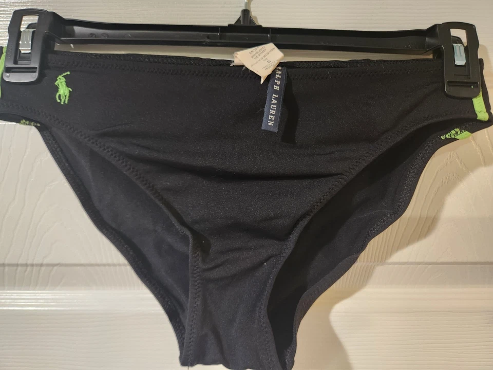 Calcinha de biquíni Ralph Lauren tamanho pequeno - Imagem 1 de 2