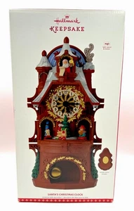 Hallmark Keepsake Santa Reloj de Navidad Magic Sound Motion 2017 con control R - Imagen 1 de 10