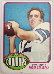 VTG Cowboys Roger Staubach 1976 Topps Trading Card #395 Football Collectible - Picture 1 of 7