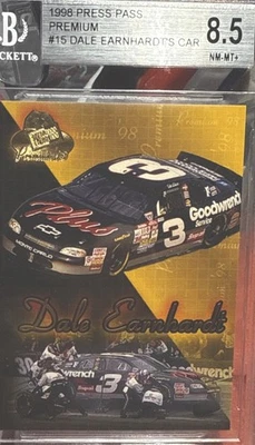 1988 press pass premium Dale Earnhardt  Sr # 15. BGS. 8.5 💥 - Image 1 of 3