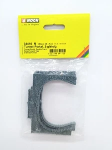 Noch 34410 N Tunnel Portals Double Track Portals Grey - N Gauge - New & Sealed - Picture 1 of 4