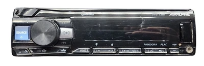 Alpine UTE-73BT Single-DIN Stereo w/ Bluetooth  AUX USB FACEPLATE ONLY - Image 1 of 4