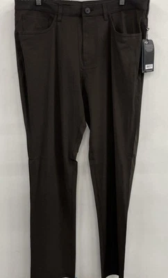 Calloway  Black Flat Front Tapered Leg Golf Pants Mens Size 36x34 - Image 1 of 4
