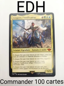 MTG Commander Deck Aragorn l'Unificateur LOTR 100 Cartes Magic EDH - Afbeelding 1 van 10