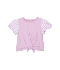 HABITUAL girl Girl's Puff Sleeve Wrap Top (Big Kids) Purple 14 (Big Kid) - Picture 1 of 1