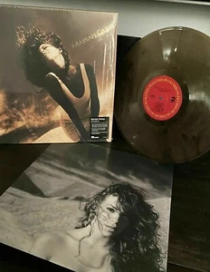 MARIAH CAREY EMOTIONS TAN BLACK SMOKE VINYL 12" LP LIMITED FIRST PRESS RARE MC30 - Imagen 1 de 2