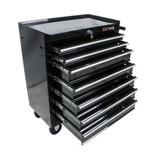 7 Drawer Rolling Tool Cart Chest Garage Tool Storage Cabinet Tool Box w/ Wheels