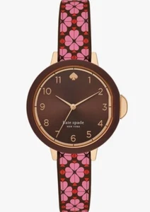 Kate Spade New York Silicone Rubber Flower Spade Watch New - Picture 1 of 8