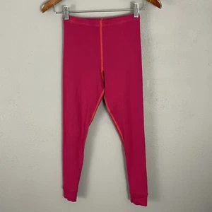 Pact Kids Girls Size 9 Lounge Pants Organic Cotton Pajama Leggings Pink Pull On - Picture 1 of 6