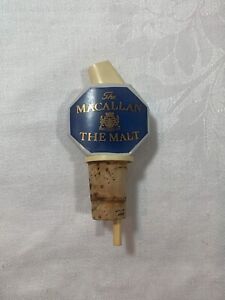The Macallan THE MALT Scotch Bottle Stopper Spout Ceramic Estate Find