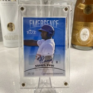 2012 Rize Draft Emergence Blue /25 Yasiel Puig #EM-15 - Picture 1 of 2