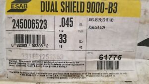 ESAB Dual Shield 9000-B3. .045 DIAMETER 33lb  WELDING WIRE 