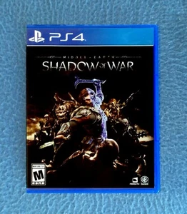 PS4 PLAYSTATION 4 MIDDLE EARTH SHADOW OF WAR DISCO DE JUEGO CON MANUAL - Imagen 1 de 4