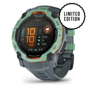 Garmin Instinct 3 50mm AMOLED Watch Neo Tropic with Twilight Band 010-03020-01 - Picture 1 of 3