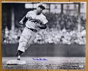 Duke Snider SIGNED 16x20 Photo HOF Brooklyn LA Dodgers PSA/DNA AUTOGRAPHED - Picture 1 of 3