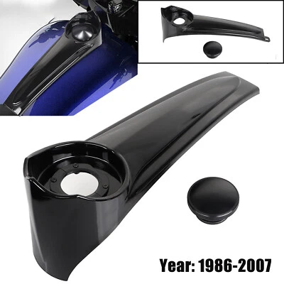 US Dash Panel Fuel Console+Gas Tank Cap Cover For Harley Street Road Glide 86-07 Foto 1 de 4