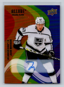 2022-23 UD Allure #SF-12 Jacob Moverare (RC) -Full Rainbow Auto Auto-Kings