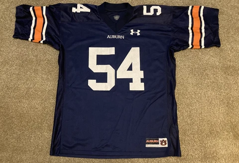 Auburn University Tigers #54 Under Armour NCAA Football Jersey Size XL Cover