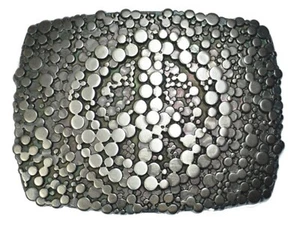 Hebilla Hebilla Cinturón Hebilla Intercambio Peace Metal para Hebillas 4 cm - Imagen 1 de 1
