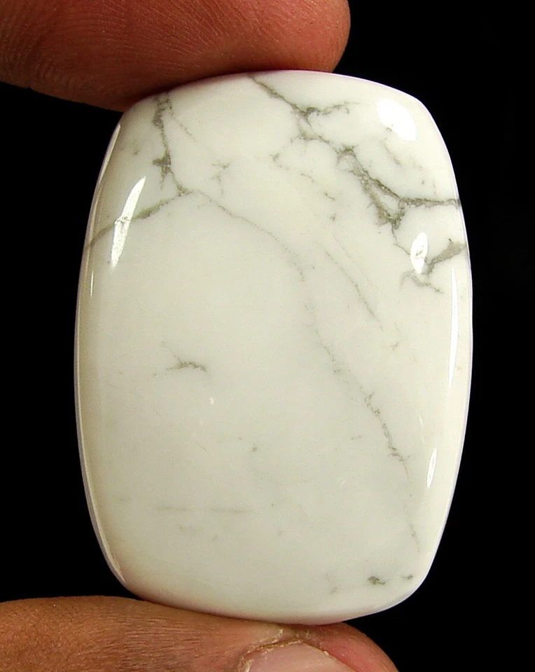 71.00 CT Natürlich Weißer Howlith Lose Edelstein Cabochon Wire Wrap Stein - - Bild 1 von 2