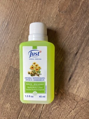 Swiss JUST Balm Arnika Witch Hazel Herbal Body Balm Balsamo Arnica Hamamelis - Image 1 of 2