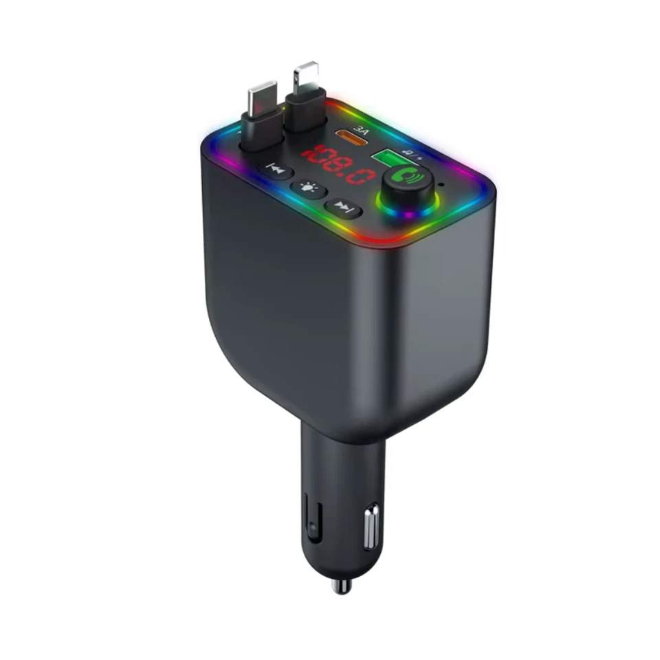 Bluetooth 5.3 FM Transmitter Car MP3 Modulator Player Handsfree Audio Receiver - Bild 1 von 4