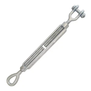 Buque de 1/2 x 12" hebilla giratoria mandíbula de acero galvanizado 2200 libras marino sombra vela - Imagen 1 de 2