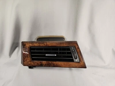 2008 2009 年 2010 宝马 528i Dash Woodgrain HVAC 加热器 AC VENT LH 司机侧原始设备制造商 — 第 1/4 张图片