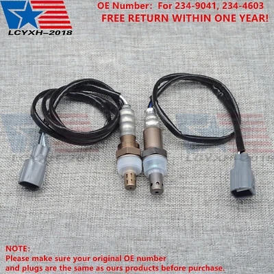 Sensor de oxígeno O2 aguas arriba + aguas abajo para Toyota Camry 2003 2004 2005 2006 2,4 L Foto 1 de 4