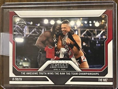 2024 Panini Instant WWE #9 R-Truth The Miz WrestleMania - Image 1 of 2