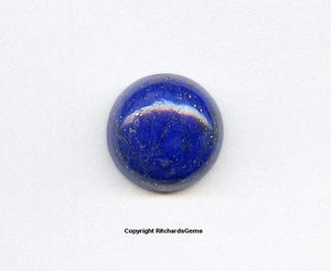 Cabujones naturales de lapislázuli azul de 3,82 quilates corte redondo suelto AAA para UNO - Imagen 1 de 2